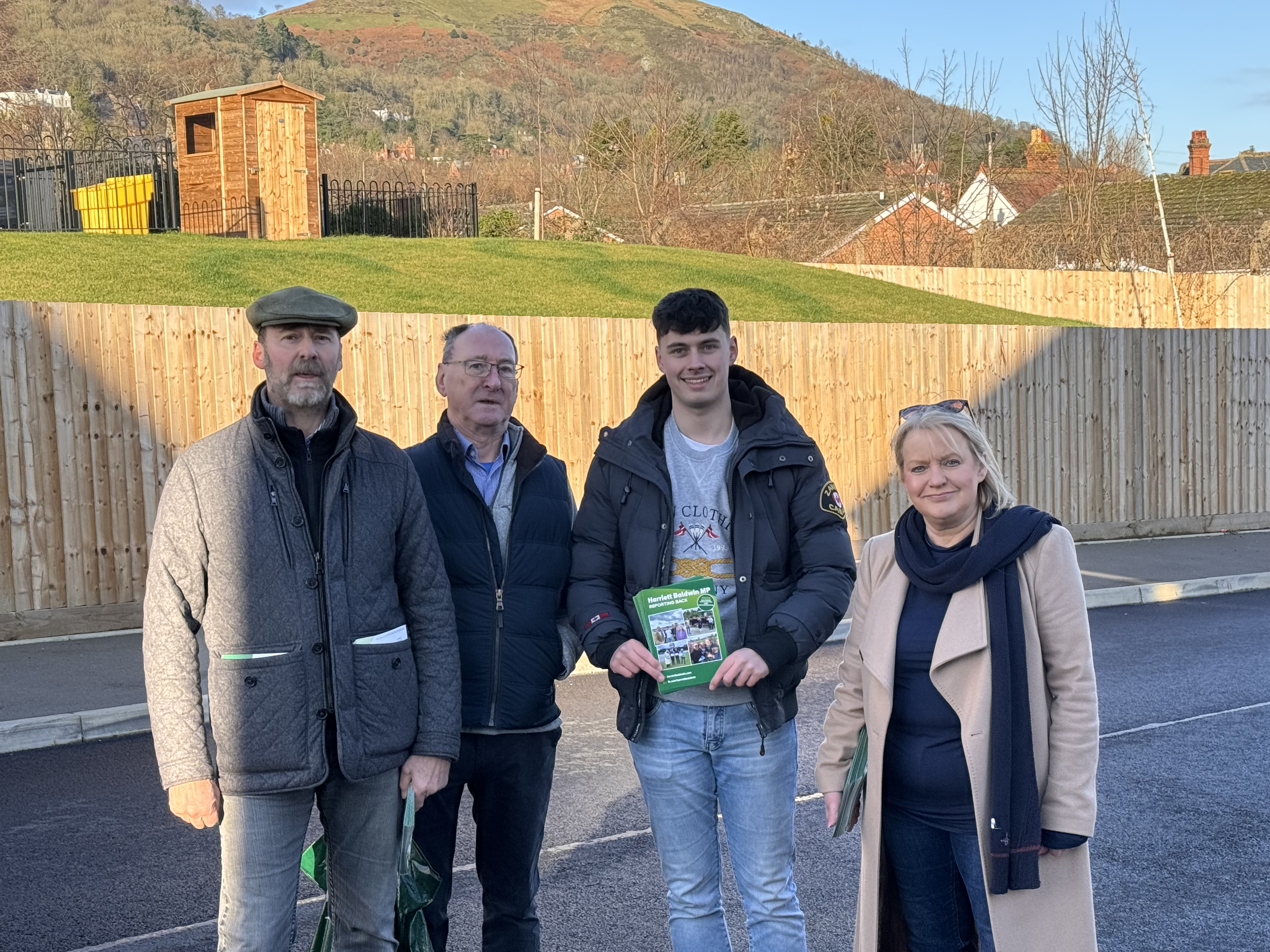 Campaigning in Malvern