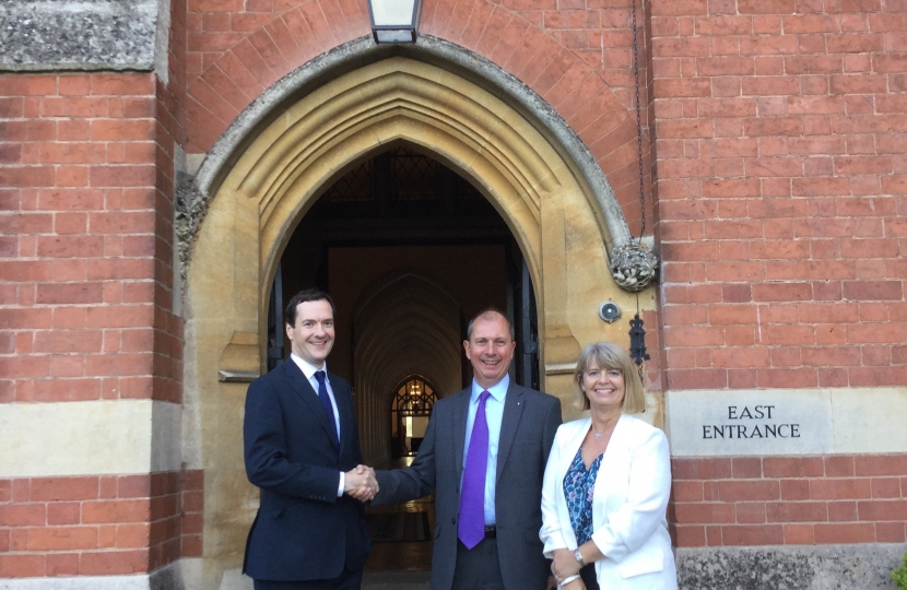 Former Chancellor of the Exchequer visits West Worcestershire
