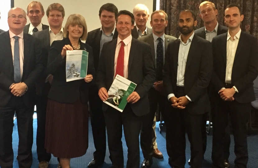 Harriett Baldwin MP and Nigel Huddleston MP gathered the four major mobile phone operators.