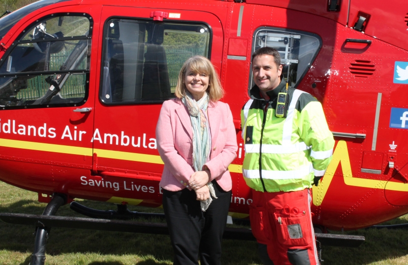 MP Delivers on Air Ambulance Pledge