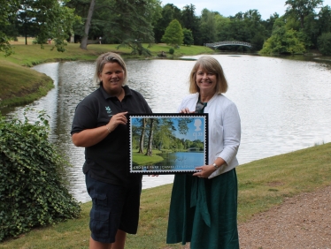 WEST WORCESTERSHIRE MP Harriett Baldwin visited Croome Court to help to launch a new stamp celebrating the work of Capability Brown.