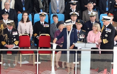 Duchess of Rothesay names HMS Price of Wales